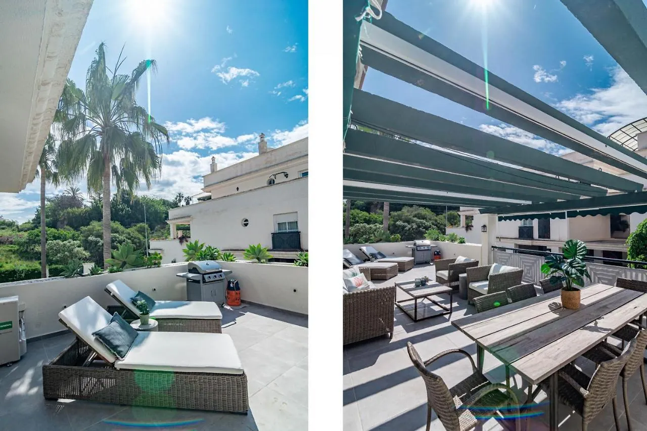 Sensational And Exotic 3-Bedroom Retreat In Nueva Andalucia With A Palm Garden Marbella 0*,