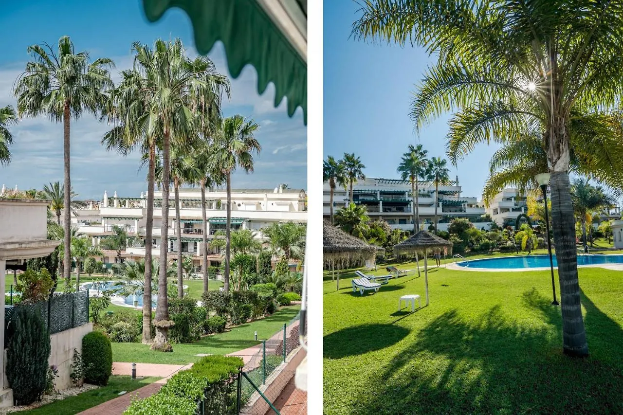 Sensational And Exotic 3-Bedroom Retreat In Nueva Andalucia With A Palm Garden Marbella Apartment